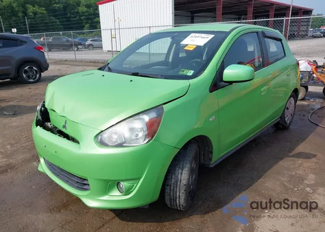2015 Mitsubishi Mirage De из США, поврежденный, VIN ML32A3HJ8FH006338